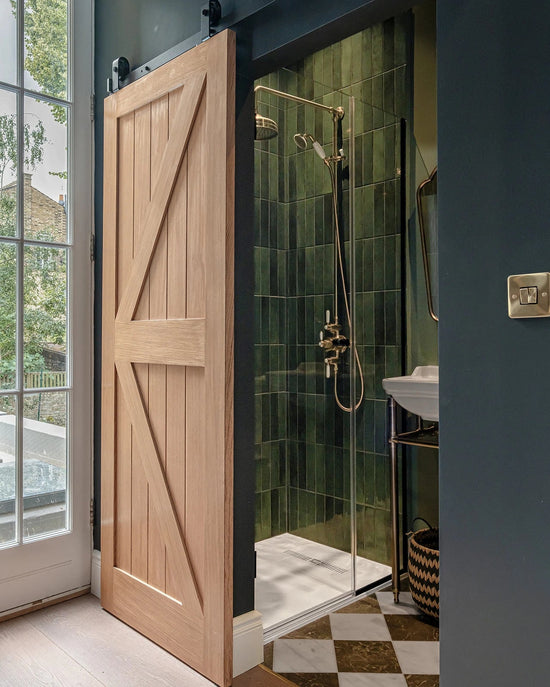 Tribeca Verde - Shower room by Tandem London