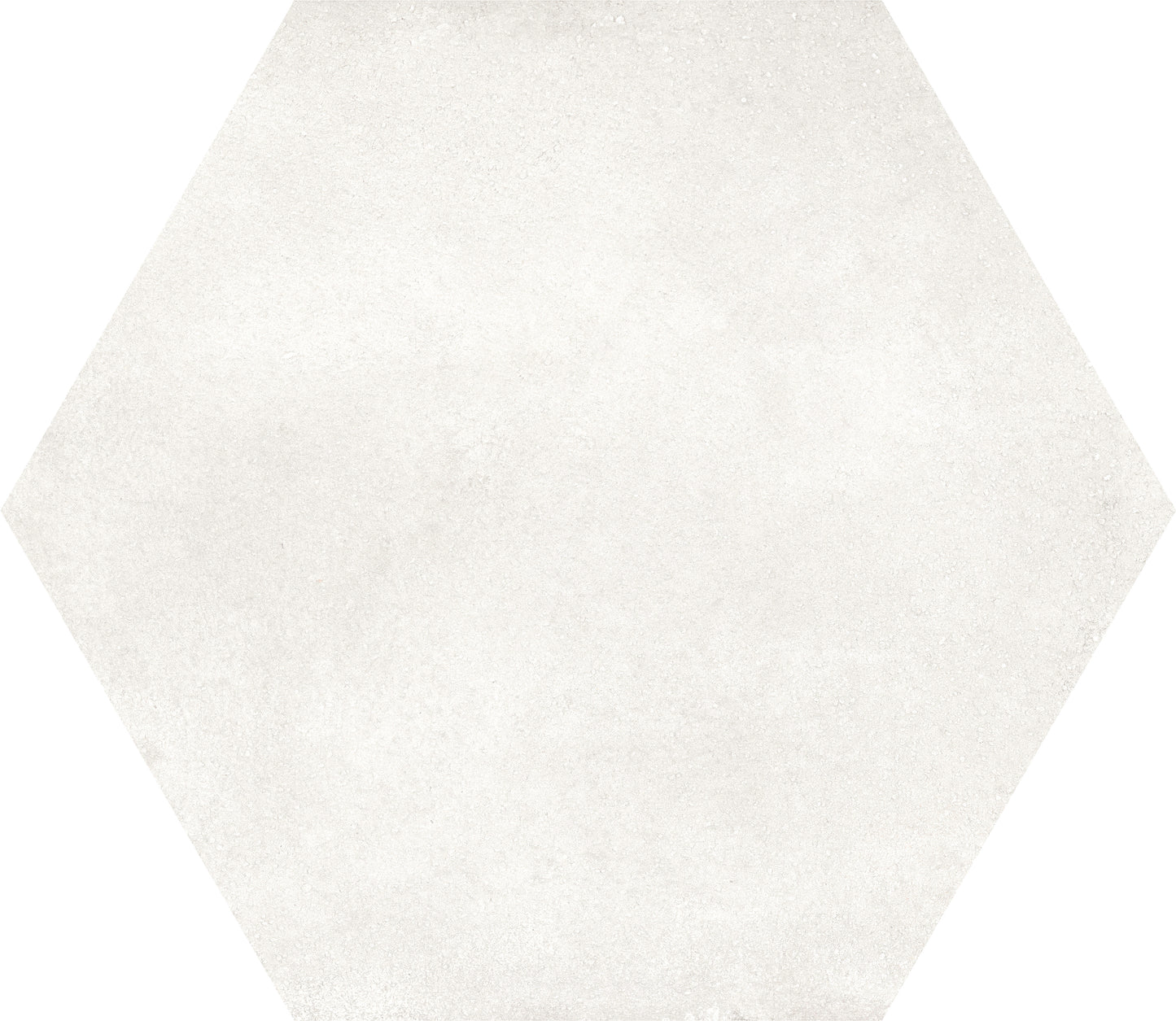 Hexagons White Plain