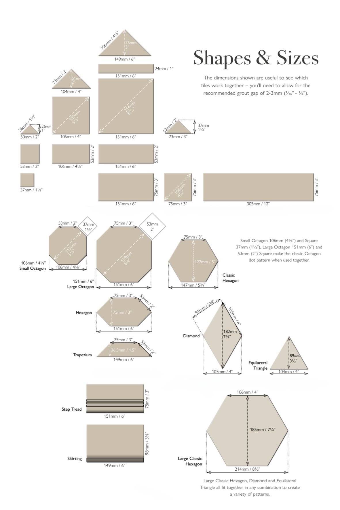 Triangles - Revival Grey