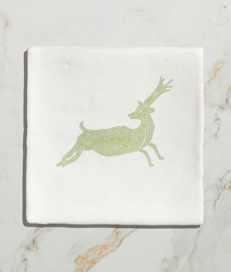 Forest Findings Ceramic by Maria Yiannikkou Stag