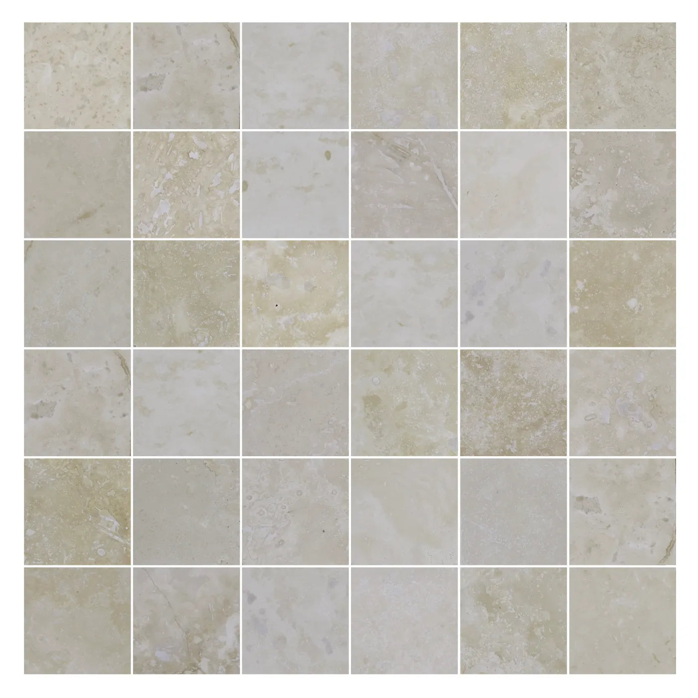 Lydia Classico Honed & Filled Travertine Mosaic