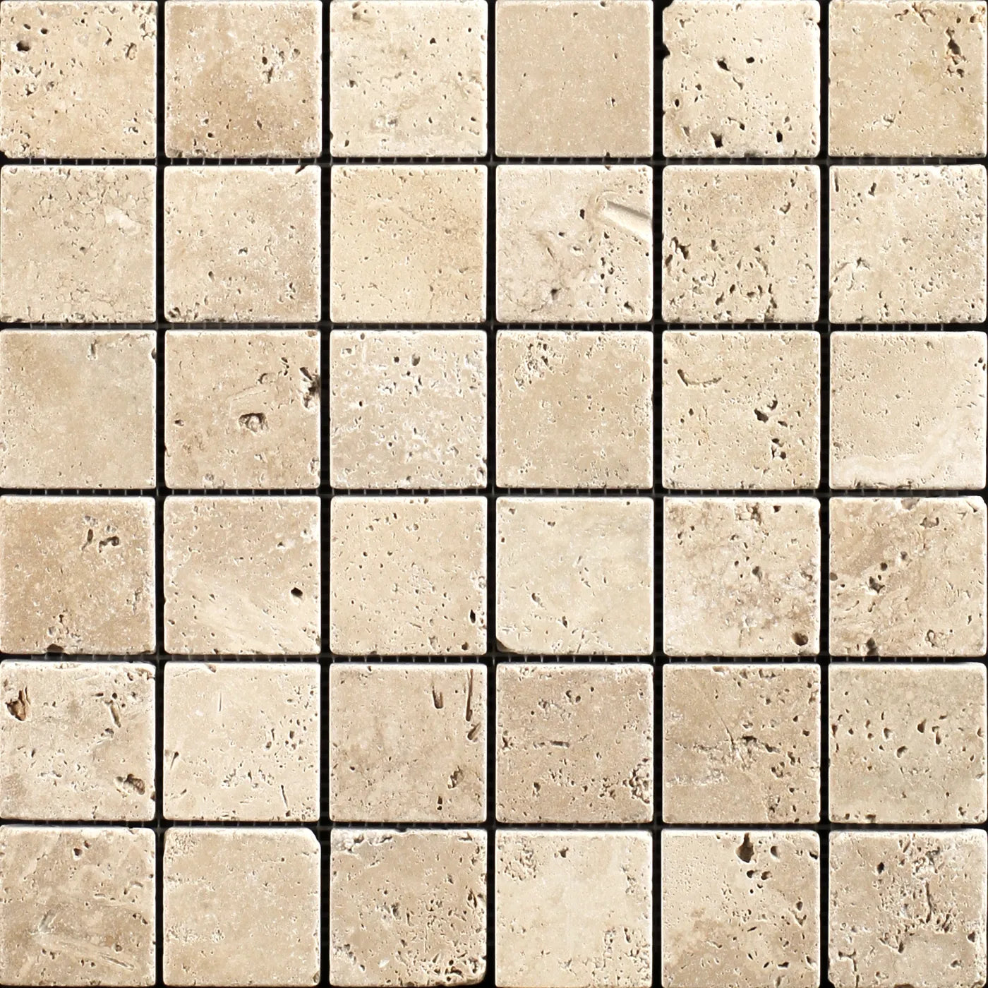 Lydia Classico Tumbled Travertine Mosaic