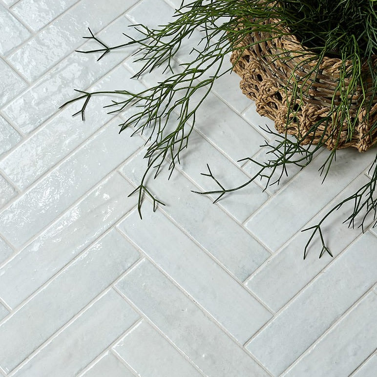 Marlborough Porcelain Parquet Cotton White Gloss