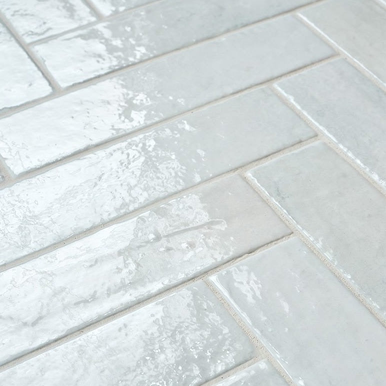 Marlborough Porcelain Parquet Cotton White Gloss