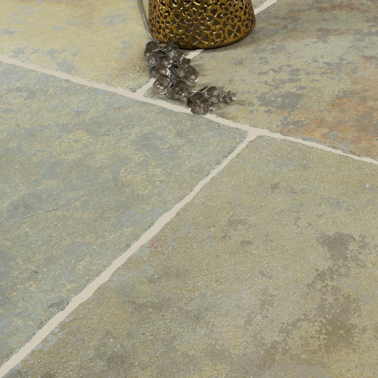 Mystique Yellow Tumbled & Distressed Limestone