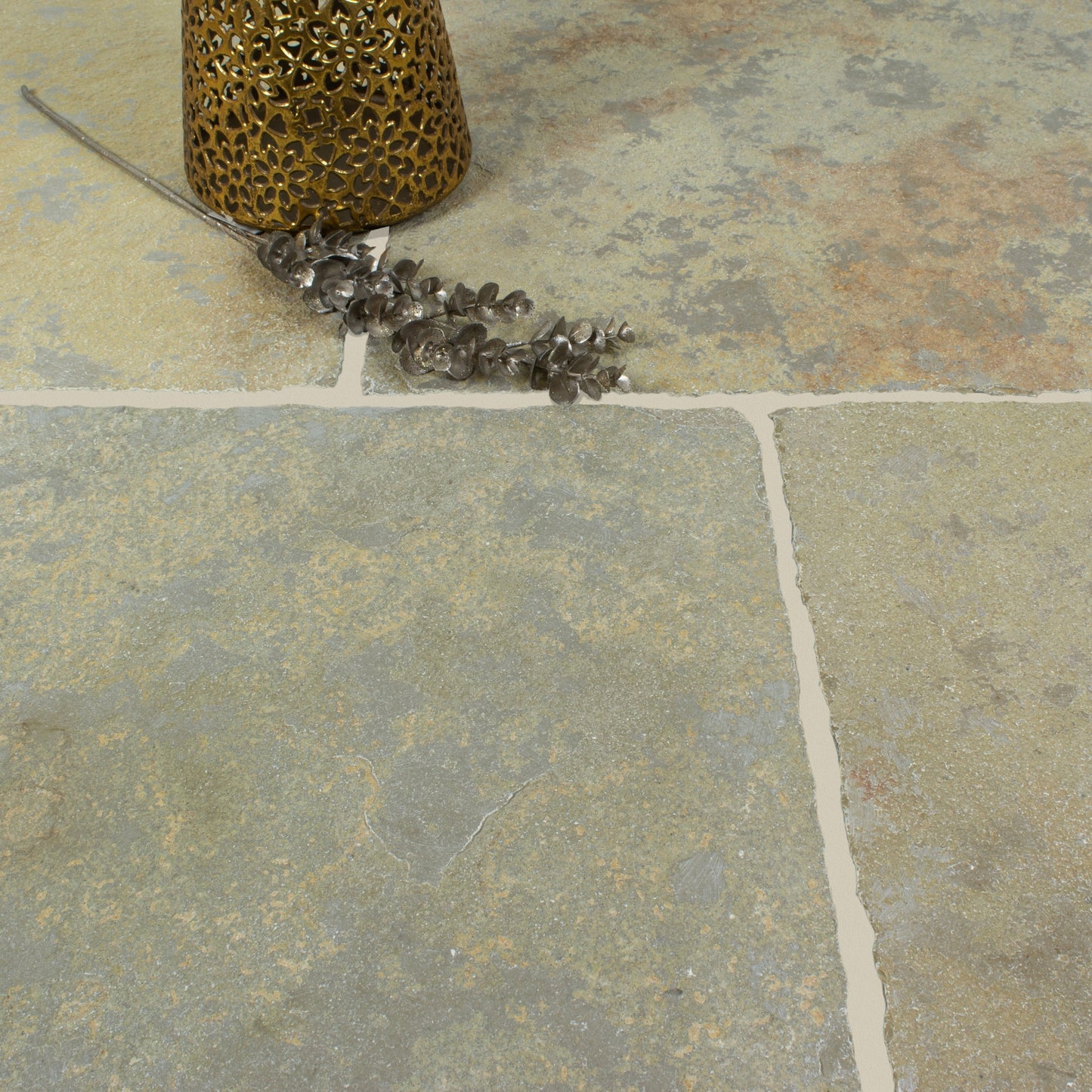 Mystique Yellow Tumbled & Distressed Limestone