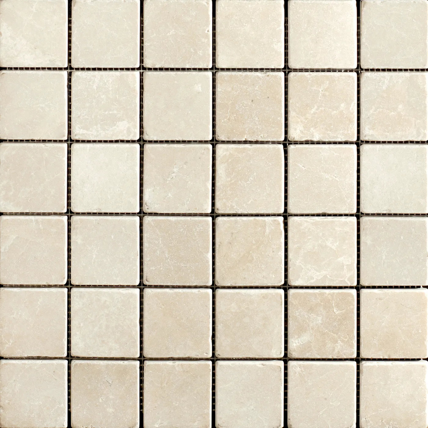 Olympus Creme Tumbled Marble Mosaic