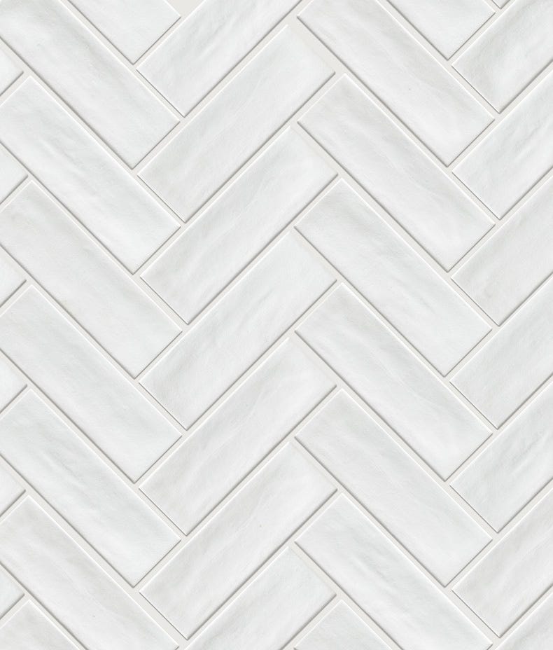 Matt White Metro Effect Tile in a Matt Finish – European Heritage